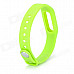 Replacement Silicone Wrist Band for Xiaomi Smart Bracelet - Green