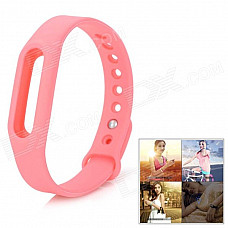 Replacement Silicone Wrist Band for Xiaomi Smart Bracelet - Pink