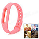 Replacement Silicone Wrist Band for Xiaomi Smart Bracelet - Pink