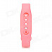 Replacement Silicone Wrist Band for Xiaomi Smart Bracelet - Pink