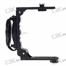 Foldable Universal Professional Flash Metal Bracket Mount for Camera