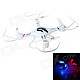 FY550 2.4GHz 4-CH IR Outdoor R/C Quadcopter w / Gyroscope / Lamp - White