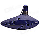 NEJE 12 Hole Ocarina Ceramic Alto C Legend of Zelda Zelda Ocarina Flute - Blue