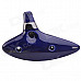 NEJE 12 Hole Ocarina Ceramic Alto C Legend of Zelda Zelda Ocarina Flute - Blue