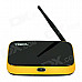 VIGICA V3 Quad-Core Android 4.4.2 Google TV Player w/ RAM 2GB, ROM 8GB, Wi-Fi, TF - Black + Yellow