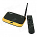 VIGICA V3 Quad-Core Android 4.4.2 Google TV Player w/ RAM 2GB, ROM 8GB, Wi-Fi, TF - Black + Yellow