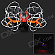 JJRC 500B 2.4GHz 4-CH 6-Axis Gyro R/C Quadcopter Aircraft Toy w/ 0.3MP Camera - Black + Red