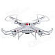 JJRC H8C 2.4GHz 4-CH 6-Axis Gyro R/C Quadcopter Aircraft Toy w/ 2.0MP HD Camera - White