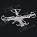 JJRC H8C 2.4GHz 4-CH 6-Axis Gyro R/C Quadcopter Aircraft Toy w/ 2.0MP HD Camera - White