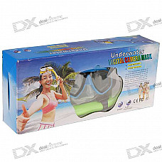 USB Rechargeable 2.0 MP Underwater Digital Diving Mask Camcorder Digital Camera (8GB)