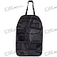 Universal Car Seat Backside Multi Pockets Storage Bag (Black)