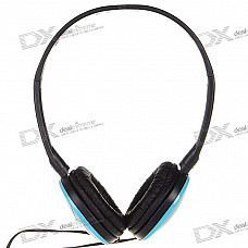 Sonun Stereo Headphone - Blue + Black (3.5mm Jack/120CM-Cable)