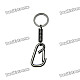 Trendy Climbing Carabiner Keychain-Silver