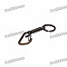 Trendy Climbing Carabiner Keychain-Copper