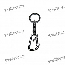 Trendy Climbing Carabiner Keychain-Titanium