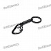 Trendy Climbing Carabiner Keychain-Titanium