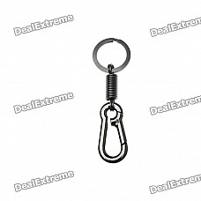 Trendy "R" Climbing Carabiner Keychain-Titanium