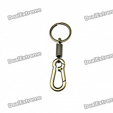 Trendy "R" Climbing Carabiner Keychain-Golden