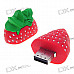 Strawberry Shaped USB 2.0 Flash/Jump Drive with Neck Strap (2GB)