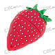 Strawberry Shaped USB 2.0 Flash/Jump Drive with Neck Strap (4GB)