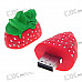 Strawberry Shaped USB 2.0 Flash/Jump Drive with Neck Strap (4GB)