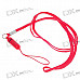 Strawberry Shaped USB 2.0 Flash/Jump Drive with Neck Strap (4GB)