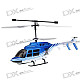 Rechargeable 3-CH R/C Helicopter Set - White + Blue (4*AA)