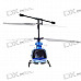 Rechargeable 3-CH R/C Helicopter Set - White + Blue (4*AA)