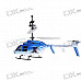 Rechargeable 3-CH R/C Helicopter Set - White + Blue (4*AA)