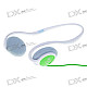 Sonun Stereo Headphone with Volume Control - Green (3.5mm Jack/140CM-Cable)