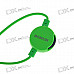 Sonun Stereo Headphone with Volume Control - Green (3.5mm Jack/140CM-Cable)