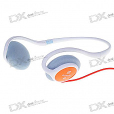 Sonun Stereo Headphone with Volume Control - Orange (3.5mm Jack/140CM-Cable)