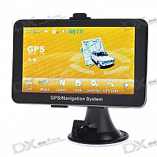 5" LCD Windows CE 5.0 Core GPS Navigator w/FM Transmitter + Internal 4GB Memory USA Canada Maps