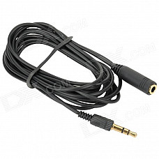 3.5mm Extension Audio Cable - Black (2M-Length)