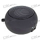 Ultra Mini USB Rechargeable Portable Speaker - Black (3.5mm/DC 5V)