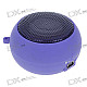 Ultra Mini USB Rechargeable Portable Speaker - Purple (3.5mm/DC 5V)