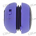 Ultra Mini USB Rechargeable Portable Speaker - Purple (3.5mm/DC 5V)