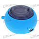 Ultra Mini USB Rechargeable Portable Speaker - Blue (3.5mm/DC 5V)