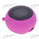 Ultra Mini USB Rechargeable Portable Speaker - Charming Pink (3.5mm/DC 5V)