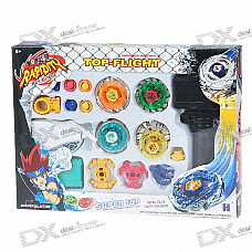 Plastic Beyblade Spinning Tops/Gyro Set (Random Color)