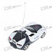 Mini R/C Racing Sport Car Set - White + Black (35MHz)