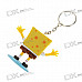 Cute SpongeBob Squarepants Figure Keychains Set (8-Piece Set/Assorted)