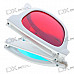 Foldable Plastic Frame Resin Lens Blue + Red 3D Anaglyphic Glasses