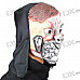 Halloween Scary Devil Mask with Skeletons in the Mouth