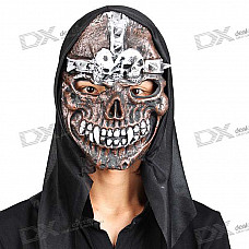 Halloween Scary Devil Mask with Skeletons on the Forehead