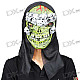 Halloween Scary Devil Mask with Skeletons and Blooding Forehead