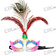 Chicken and Peacock Feather Eye Mask (Color Assorted)