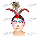 Chicken and Peacock Feather Eye Mask (Color Assorted)