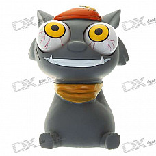 Funny Rolling Eyeballs Pop-out Silicone Stress Reliever Toy - Wolffy