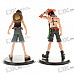One Piece Figures with Display Base - Monkey.D.Luffy + Portgas.D.Ace